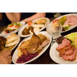 Traditional Czech dinner Traditional Czech dinner